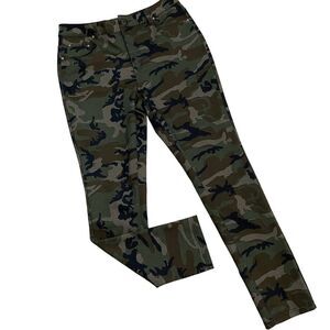Avec Les Filles By Anthropologie High Rise Skinny Ankle Pants Jeggings Camo